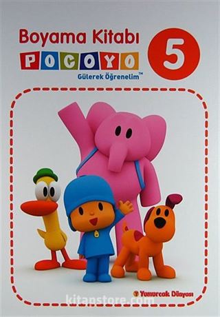 Pocoyo Gülerek Öğrenelim Boyama Kitabı 5