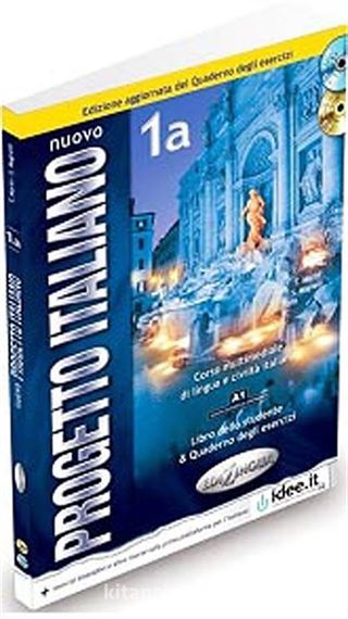 Nuovo Progetto Italiano 1a (Kitap ve Çalışma Kitabı +CD +CDROM) İtalyanca Temel Seviye Edizione Aggiornata