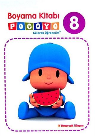 Pocoyo Gülerek Öğrenelim Boyama Kitabı 8