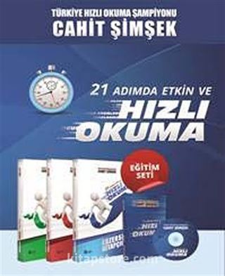 21 Adımda Etkin ve Hızlı Okuma Eğitim Seti (4 Kitap)