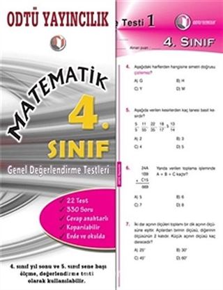 Matematik 4. Sınıf Genel Değerlendirme Testleri