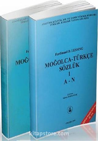 Moğolca - Türkçe Sözlük (2 Cilt Takım)