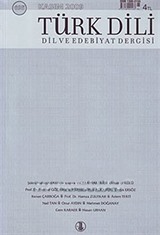 Türk Dili - Dil ve Edebiyat Dergisi Sayı: 695