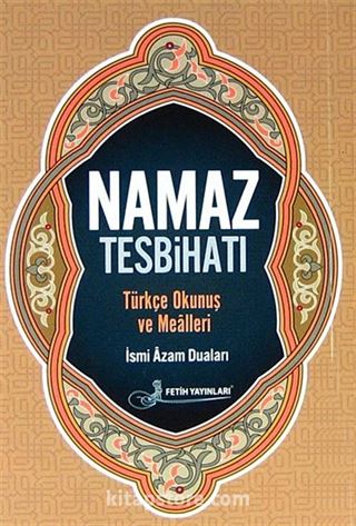 Namaz Tesbihatı Kod: F027 (Cep Boy)