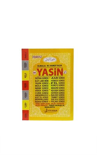 41 Yasin Fihristli Kod:F019 (Cep Boy)