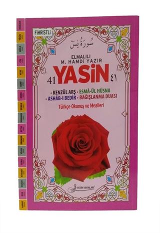 41 Yasin Fihristli Kod:F034 (Rahle Boy)