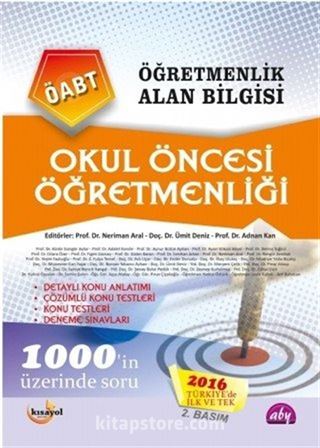 Öğretmenlik Alan Bilgisi Okul Öncesi Öğretmenliği