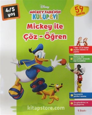 Mickey ile Çöz Öğren (4-5 Yaş)