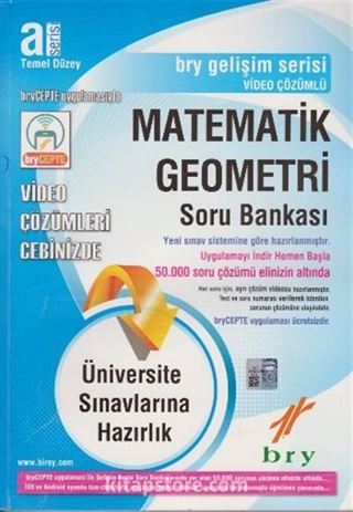 A Serisi Temel Düzey Matematik Geometri Soru Bankası - Video Çözümlü