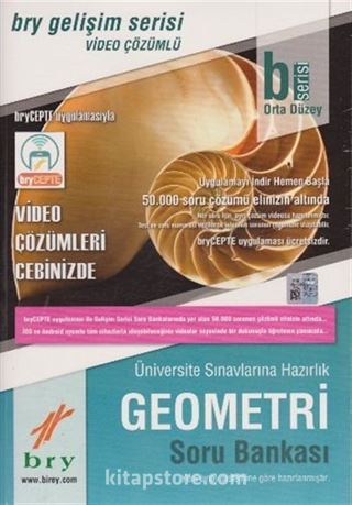 B Serisi Orta Düzey Geometri Soru Bankası - Video çözümlü