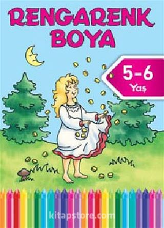 Rengarenk Boya (5-6 Yaş) 8. Kitap