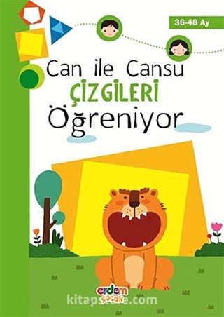 Can ile Cansu Çizgileri Öğreniyor (36-48 Ay)