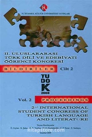 II. Uluslararası Türk Dili ve Edebiyatı Öğrenci Kongresi Cilt:2