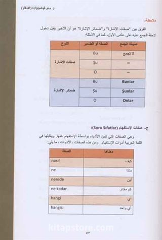 Araplar İçin Türkçe Dilbilgisi