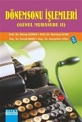 Dönemsonu İşlemleri (Genel Muhasebe II)