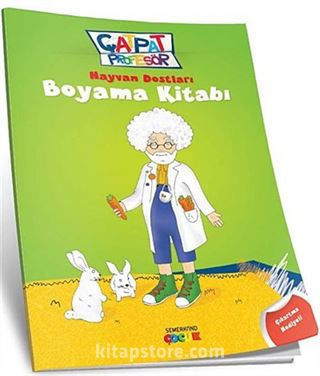 Çatpat Profesör / Hayvan Dostları Boyama Kitabı