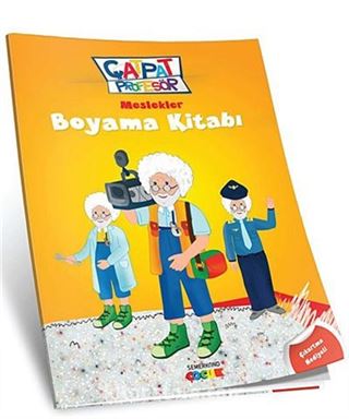 Çatpat Profesör / Meslekler - Boyama Kitabı