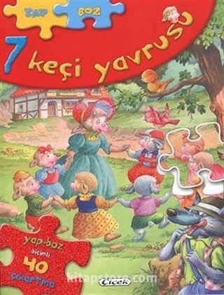 7 Keçi Yavrusu / Yap-Boz Çıkartmalı Masallar 1