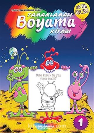 Tamamlamalı Boyama Kitabı 1