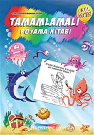 Tamamlamalı Boyama Kitabı 4