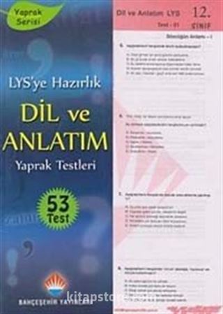 LYS'ye Hazırlık 12. Sınıf Dil ve Anlatım Yaprak Testleri