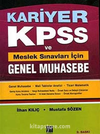 Kariyer KPSS ve Meslek Sınavları İçin - Genel Muhasebe