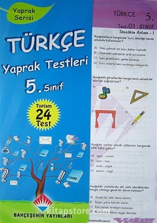 Türkçe Yaprak Testleri 5. Sınıf (24 Test)