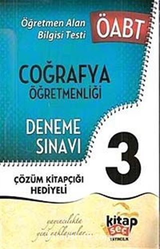 ÖABT Coğrafya Öğretmenliği 3 Deneme Sınavı