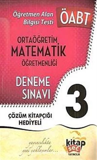 ÖABT Orta Öğretim Matematik Öğretmenliği 3 Deneme Sınavı