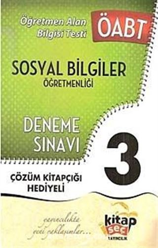 ÖABT Sosyal Bilgiler Öğretmenliği 3 Deneme Sınavı