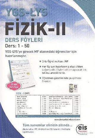 YGS-LYS Fizik -II Ders Föyleri Ders:1-50