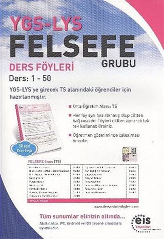 YGS-LYS Felsefe Grubu Ders Föyleri Ders:1-50