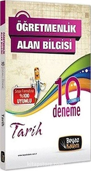 Öğretmenlik Alan Bilgisi Çözümlü 10 Deneme Tarih