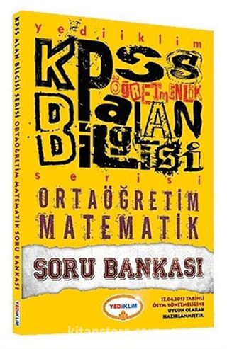 KPSS Öğretmenlik Alan Bilgisi Ortaöğretim Matematik Soru Bankası