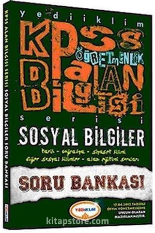 KPSS Öğretmenlik Alan Bilgisi Sosyal Bilgiler Soru Bankası