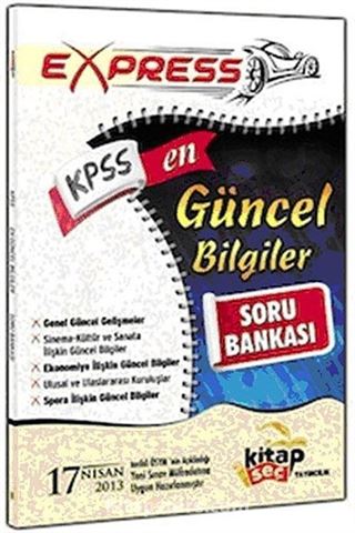 KPSS En Güncel Bilgiler Soru Bankası