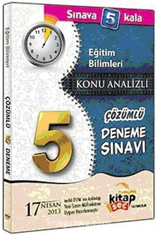 2013 KPSS Eğitim Bilimleri 5 Çözümlü Deneme Sınavı