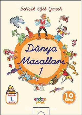 Dünya Masalları Dizisi -1 (10 Kitap) / Bitişik Eğik Yazılı Dünya Masalları