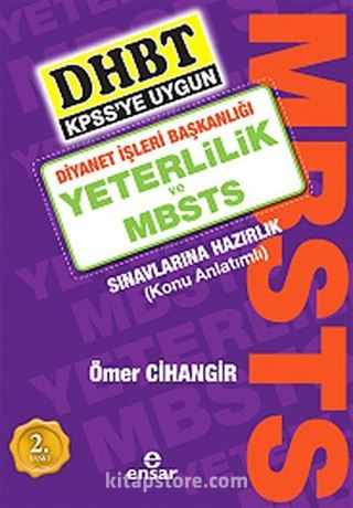 DHBT KPSS'ye Uygun Diyanet İşleri Başkanlığı Yeterlilik Ve Mbsts Sınavlarına Hazırlık (Konu Anlatımlı)