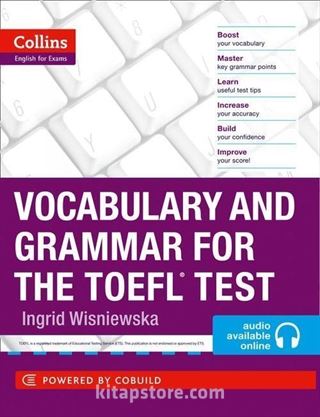 Collins Vocabulary and Grammar for the TOEFL Test +Downloadable audio