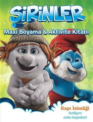 Şirinler - Maxi Boyama ve Aktivite Kitabı