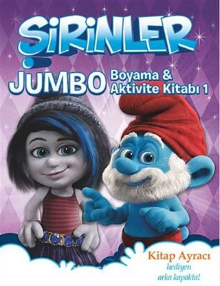 Şirinler - Jumbo Boyama ve Aktivite Kitabı 1