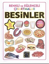 Renkli ve Eğlenceli Çıkartmalar Besinler