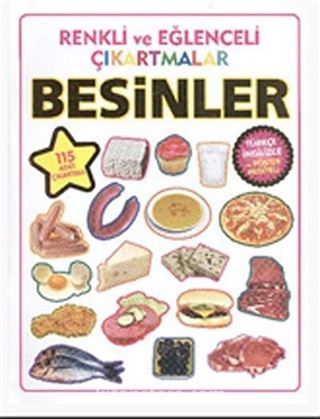 Renkli ve Eğlenceli Çıkartmalar Besinler