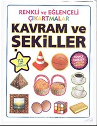 Renkli ve Eğlenceli Çıkartmalar Kavram ve Şekiller