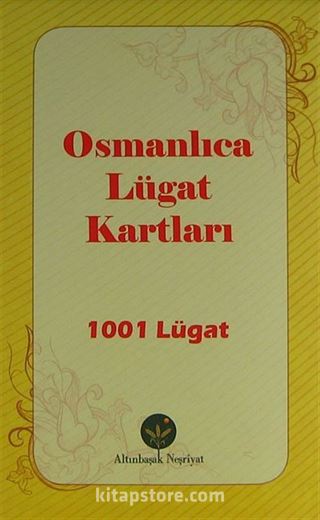 Osmanlıca Lügat Kartları - 1001 Lügat