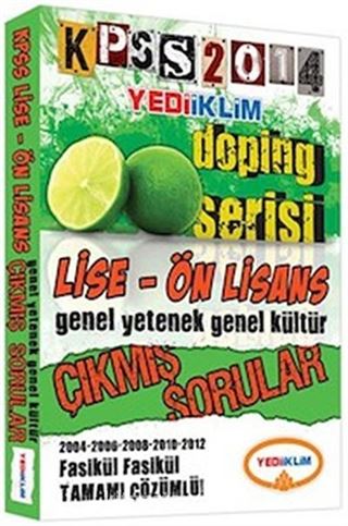 2014 KPSS Genel Kültür Genel Yetenek Lise-Ön Lisans Çıkmış Sorular (Doping Serisi)