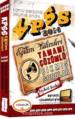 2014 KPSS Eğitim Bilimleri Tamamı Çözümlü Çıkmış Sorular (Ayrıntılı Çözümleriyle)