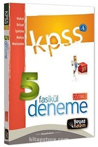 KPSS A Çözümlü 5 Fasikül Deneme