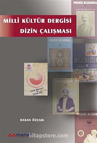 Milli Kültür Dergisi Dizin Çalışması